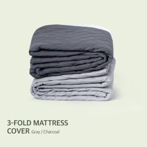 더릭스홈 3단 접이식 토퍼 매트리스 전용 커버 6cm MS/SS/Q