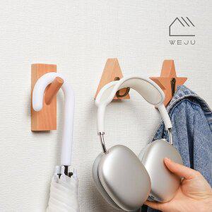 [위주]다꼬핀 듀얼벽지핀 원목후크