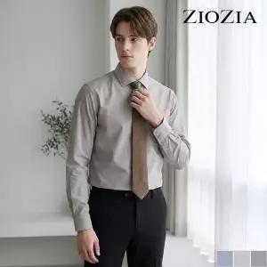 [지오지아][지오지아] 세미와이드카라 패턴 드레스 셔츠 (ABB5WD1103_A)