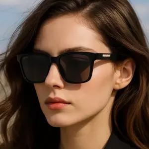 선글라스 GG0746SA 001 남자 여자 아시안핏 명품 패션 뿔테 블랙