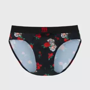 [롯데백화점]예스 타이거,호랑이,레드,블랙 남성 삼각팬티6종택1YSMPYB09YB52YA51YB13YB05