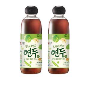 샘표 요리에센스 연두 순 830ml 2병 (원산지_상세설명에 표시)