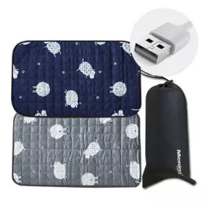 국산  DC 5V USB 탄소 온열매트 차박 캠핑 낚시 백패킹 해외여행 전기방석 무릎담요 220v 겸용 보조배터리사용 