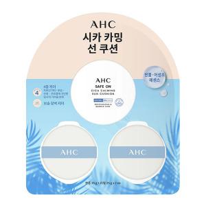 AHC 세이프온 시카 카밍 선쿠션 본품 25g+리필2개+퍼프2개