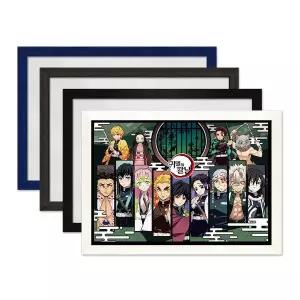 귀멸의칼날 뉴 컬렉션 퍼즐 1000P+슬림우드 액자 세트