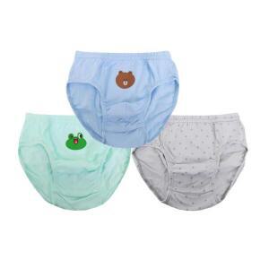 [아트박스]/프리미에팜 브라운앤프렌즈 남아 베이 삼각팬티3매