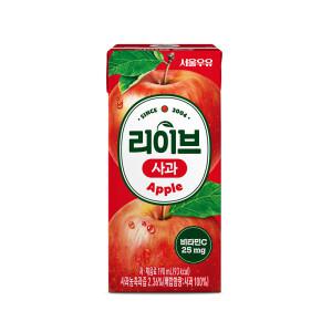 서울우유 리이브사과190mlx24개