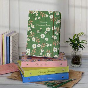 올리비아 플라워스 하드 커버 A5 6공 바인더