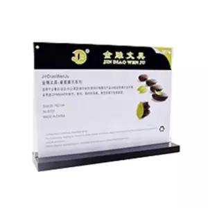 150x90mm) 자석 액자 T자 검정/사진/아크릴/미니/게시판/앨범/작은/프레임/가족/소형/결혼/인화/테이블