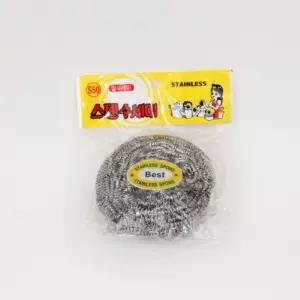 고급 스텐레스 철수세미 1P 10개/수세미/철/주방/다목적/탄냄비/냄비/설거지/강력/찌든때/녹제거/제거