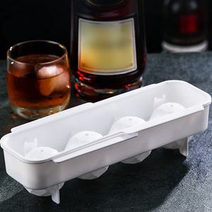 원형 얼음트레이 동그란 얼음 틀 4구 2P세트 하이볼 위스키 아이스볼메이커