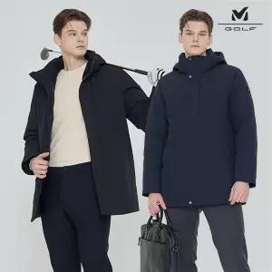 (대세는 코트다운)밀레골프 남성 인퀼팅 헤비다운 1종