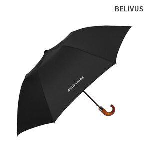 [빌리버스]우산 접이식 우드핸들 고급 자동 2단우산 BDUN043