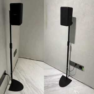 리어 스피커 삼성 사운드바 스탠드 소니 호환 받침대 브라켓 블랙 블루투스 쌍 무선