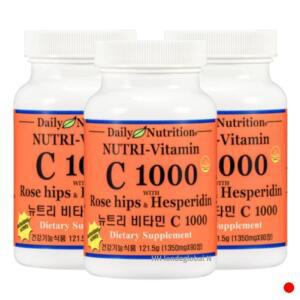 뉴트리 비타민C 1000 성장기 어린이 활력 추천 90정X3