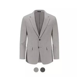 [앤드지][앤드지] 헤링본 스트레치 싱글 캐주얼 자켓_BZC3KG1101