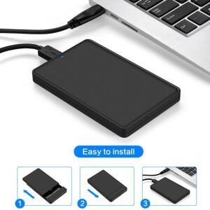 2.5 인치 SATA to USB 3.0 SSD 어댑터 호환 삼성 씨게이트 2TB 하드디스크 드라이브 박스 외장 HDD 인클로