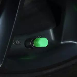 타이어 야광 밸브캡 자동차 오토바이 자전거 공기주입구 마개 휠 뚜껑 커버 차량용 바람마개 고무링 야간