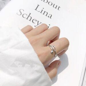 [블루마켓]뮤직 이즈 마이라이프 음표 트러블 방지 S925 반지 패션악세서리 심플반지 사이즈조절반지 대학