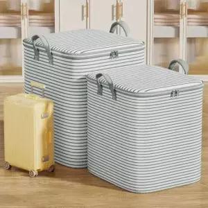 모니즈 [1 + 1 + 1] 탄탄퀄리티 100L 대용량 리빙박스 옷/이불정리함 (총3P)