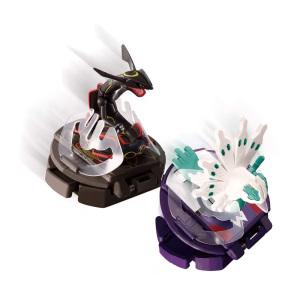 포켓몬스터 몬콜레 배틀제트 피규어 세트 블랙 레쿠쟈 vs 화이트 지가르데 50% 폼 전설의 포켓몬 장난감