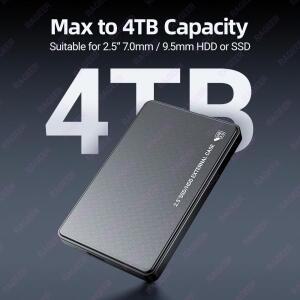 [보호보관용]RAGEER 2.5인치 HDD 인클로저 5가지 색상 외장형 하드 드라이브 케이스 USB3.0-SATA 3.0 7mm/9