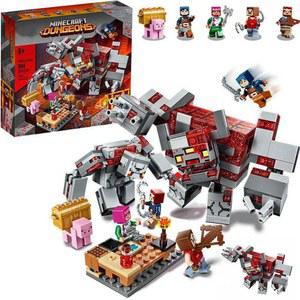 마인크래프트 마이월드 마인크래프트던전스 대형 캐릭터 꼭두각시 레드스톤 블럭 전투 피규어