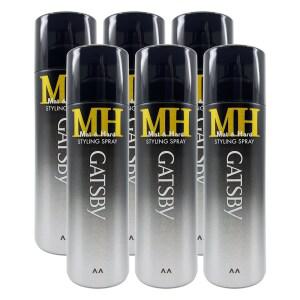 갸스비 매트&하드 6개 헤어스프레이 200ml gatsby 대용량