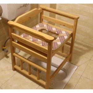 좌훈기 원목 좌욕의자 팔걸이 가정용 변기 화장실 있다 분리 우드 세트 좌판을 온열방석 패드 안락의자는