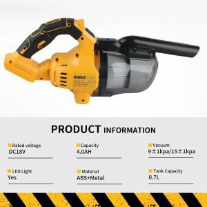 DEWALT DCV501 진공 청소기 산업용 무선 휴대용 집진기 자동차 홈 Gardon Cleanin 충전식