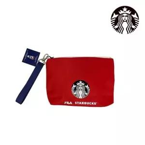 [하프클럽/]태국 스타벅스 휠라 레드 파우치(STBUP12)