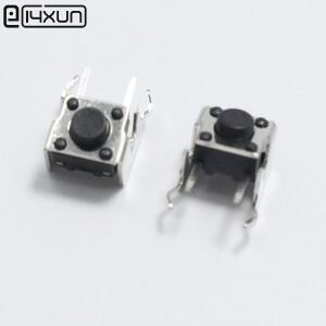 15pcs 6*6*5mm 2pin 촉각 전술 미니 푸시 버튼 스위치 6x6x5mm 2p 마이크로 수평 스탠드