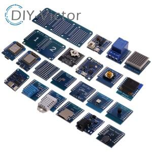 아두이노 블루투스 Wemos Diy 키트용 와이파이 개발 보드 ESP8266 D1 미니 프로 V3.0 Nodeu WS2812 RGB AM2