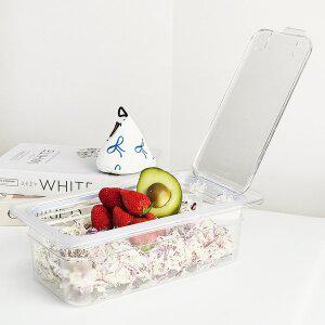 [MIR]미르 눈금있는 냉장고 정리함 야채 보관용기 3.5L (본체+물빠짐+뚜껑)