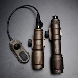 Surefir Airsoft 손전등 M300 M600 M300A M600C 무기 빛 AXON 스위치 적합 20mm Picatinny MLOK KEYMOD 레
