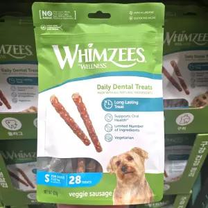 윔지스 밸류백 베지소시지 S(소형) 420g 코스트코 개껌 덴탈껌 비건간식 치석제거