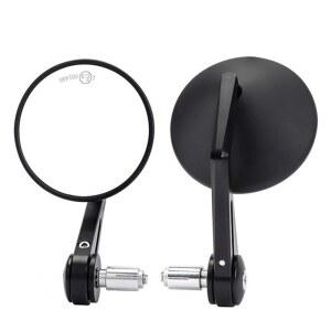 KEMIMOTO 바엔드 미러 오토바이 아퀼라300 모터 핸들 레트로바이저 라운드 78