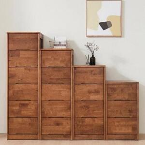 깊은서랍장 옷틈새서랍장 L2130 2colors 3단 원목 40