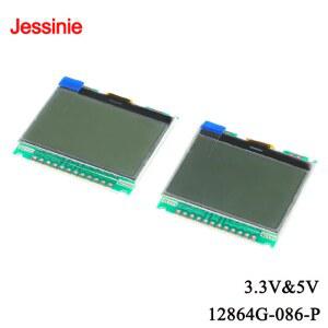 LCD 디스플레이 모듈 COG 스크린 보드 흰색 SPI 128X64 3 3V 5V 12864G 086