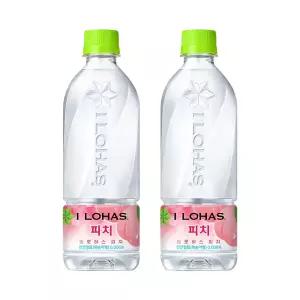 [본사직영] 일로하스 피치 540ml PET (24입)