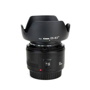 캐논 렌즈 EF 50mm F/1.8 II ES 62II EOS 500d 550d 600d 650d 700d 100d 용 ES-62 II 카메라 렌즈 후드