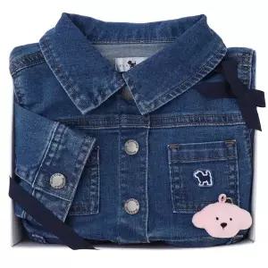 갤러리아 (25FW/예쁜아기옷/백일/돌/생일/원피스)블루독데님원피스45A1440101