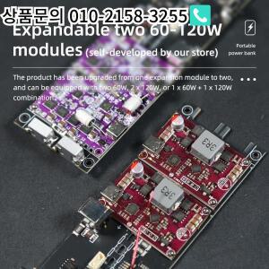 UPS 고속 충전 투명 배터리 케이스 양방향 80000mah 1.54 인치 용접  16 셀 340W 21700