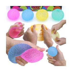 촉감놀이 주물럭토이 로제스트레스볼 소 4개