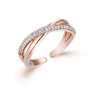 [엘르주얼리] 크로스 라인 오픈링 ELBRWR147