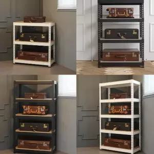 조립식 스마트랙(1200/5단/블랙/120*40*150mm)