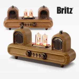 브리츠 휴대용 무선 블루투스 라디오 스피커 BZ-MK330 진공관 무드등 엔틱 효도 미니 소형라디오