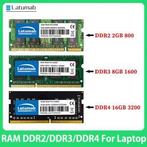 Latumab SODIMM 메모리 DDR4 DDR3 DDR3L DDR2 16GB 8GB 4GB 2GB 3200 2666 2400 2133 1866 1600 1333 800 667 MHz 노트북