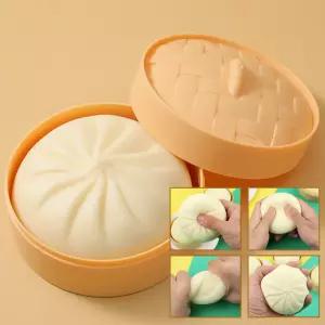 만두 주물럭 놀이 말랑이ㅣ 스테레스 볼 스퀴시 미니 말랑 모찌 촉감 찐득 인형 츄잉 인싸템 손