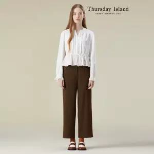 [Thursday Island] 뒷 밴딩 일자 팬츠(T236MPT135W)
